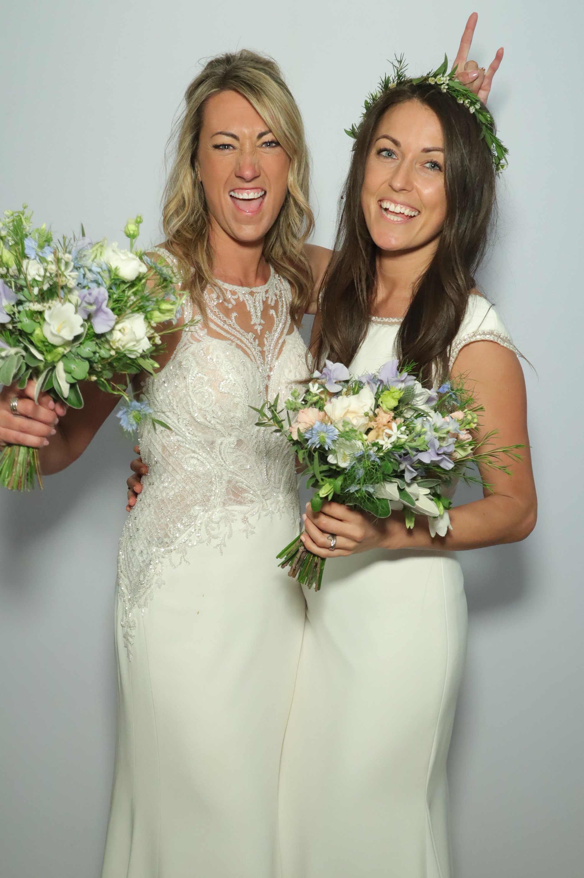 Maria and Jessica's Wedding | View more photos from the event at gallery.myphotoboothexperience.co.uk/u/MyPhotoBoothExperienceLtd/Maria-and-Jessicas-Wedding